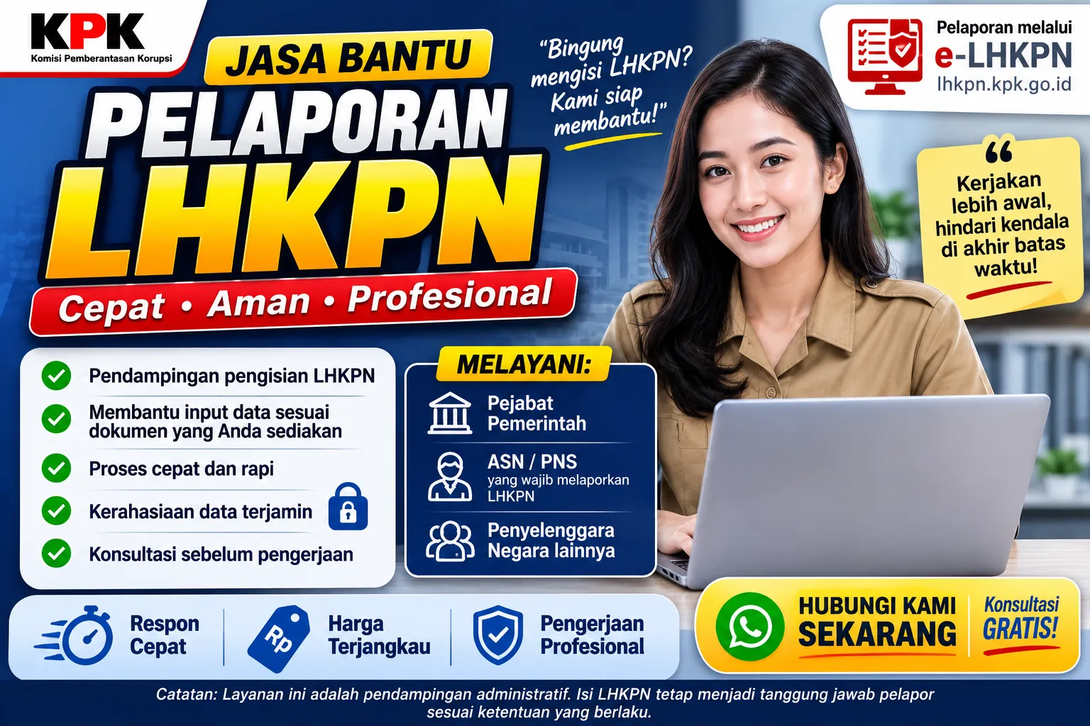JASA BANTU PELAPORAN LHKPN